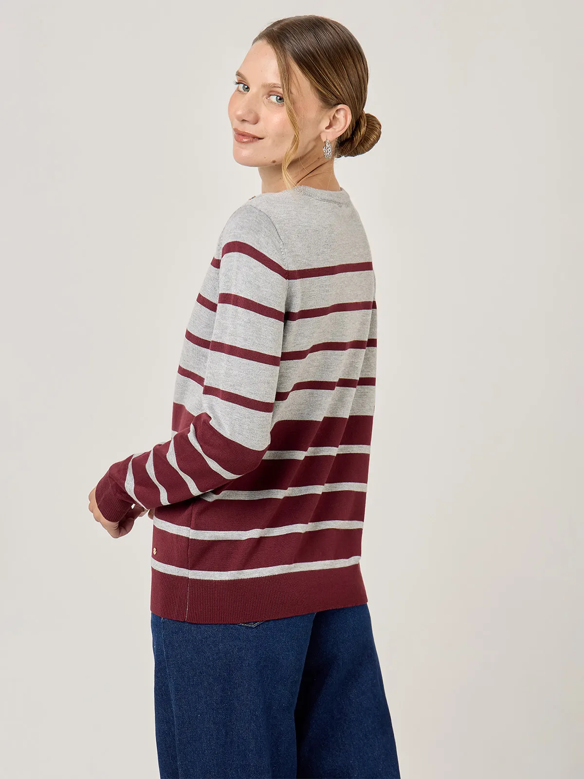 SWEATER MANGA LARGA MUJER CACHAREL BERRE - 2