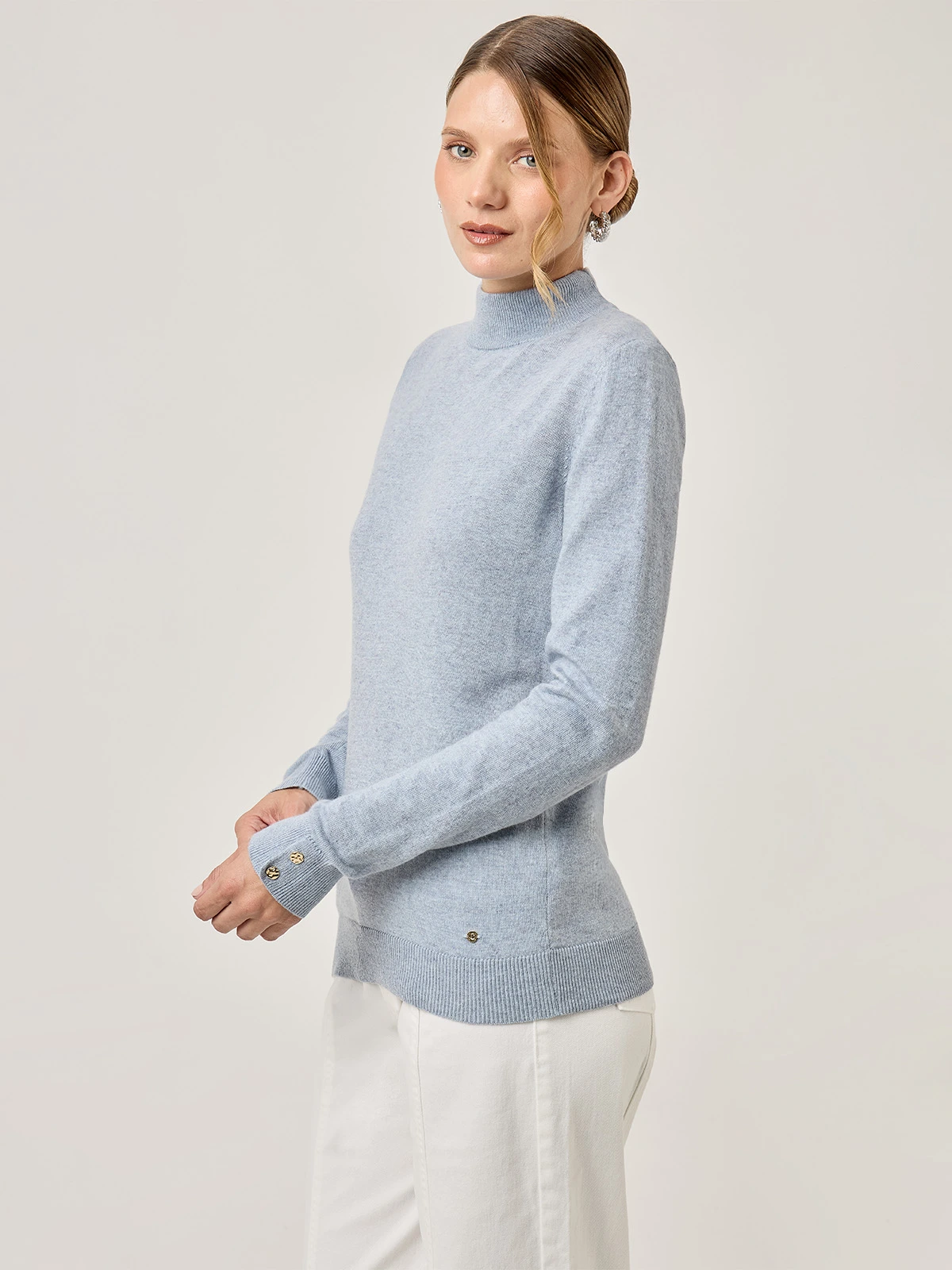 SWEATER MANGA LARGA MUJER CACHAREL RUBI - 3