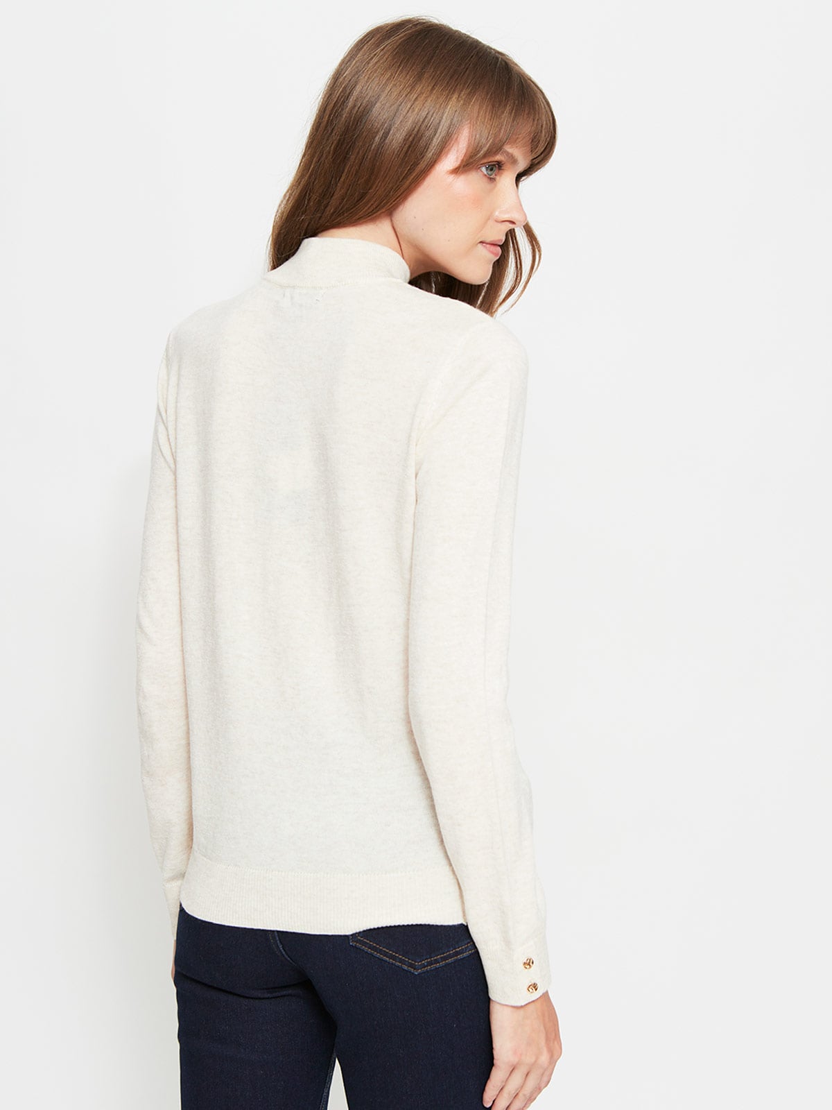 SWEATER MANGA LARGA MUJER CACHAREL RUBI - 2