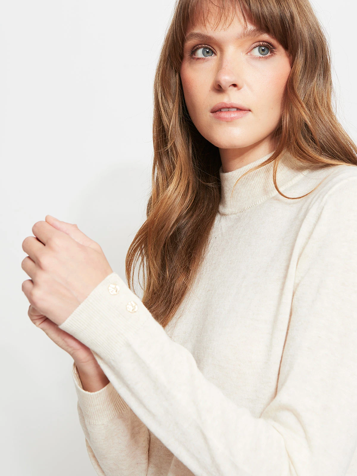 SWEATER MANGA LARGA MUJER CACHAREL RUBI - 3