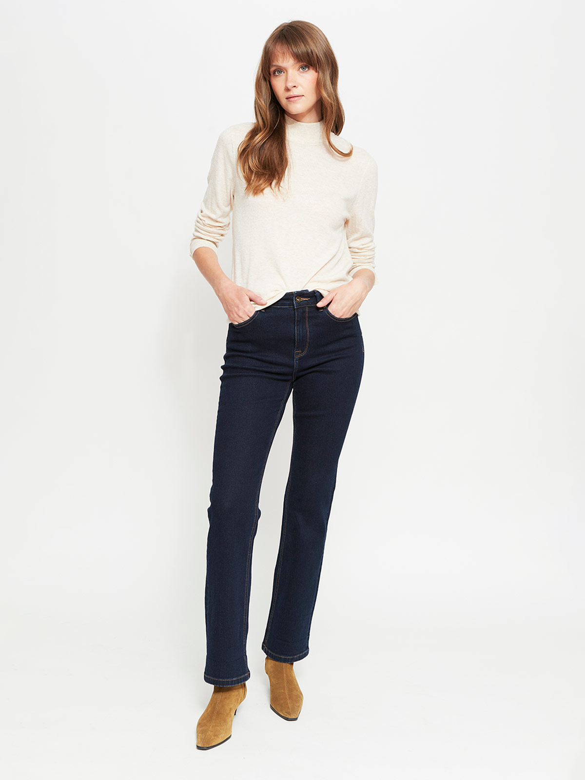 SWEATER MANGA LARGA MUJER CACHAREL RUBI - 4