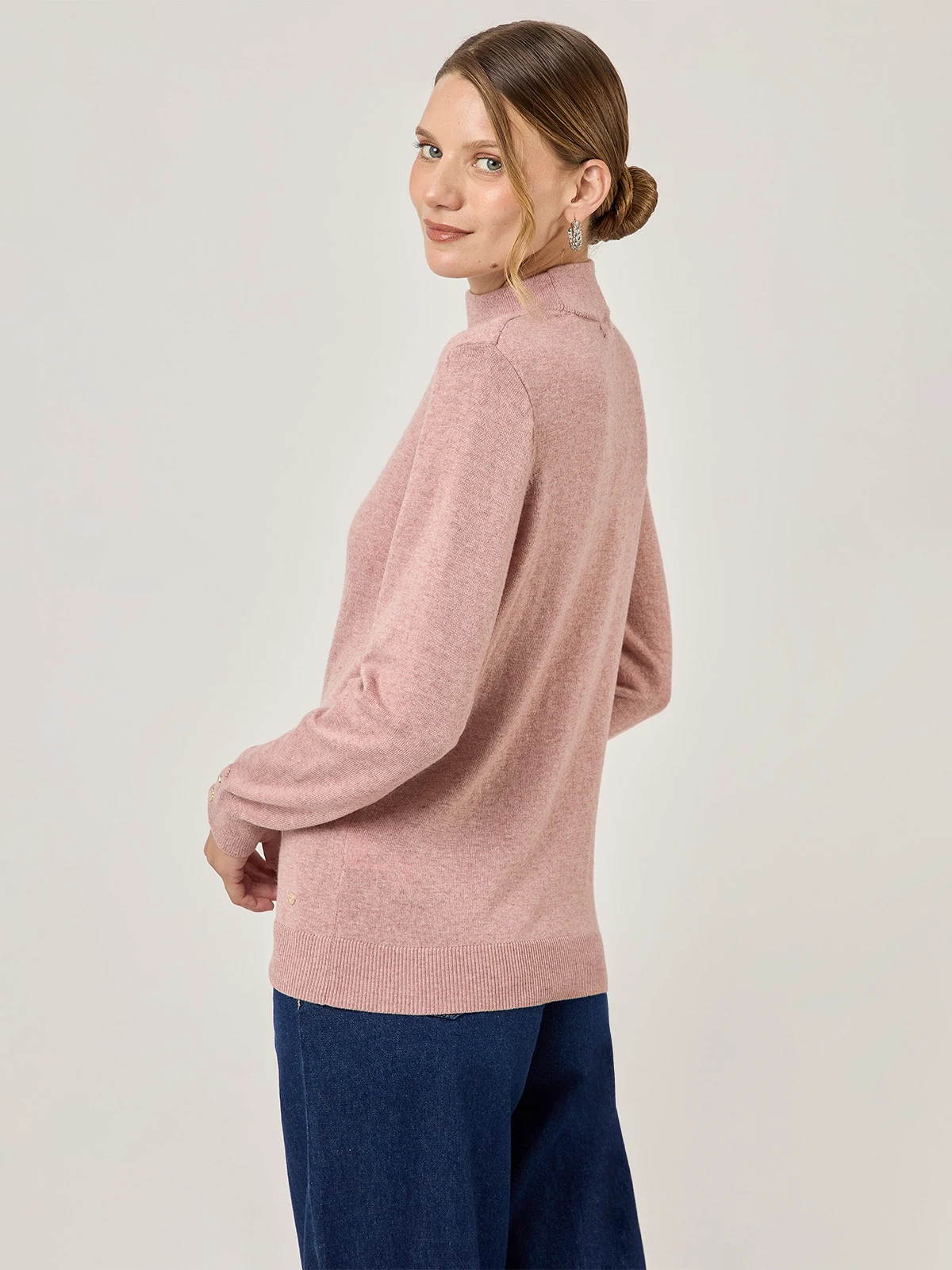 SWEATER MANGA LARGA MUJER CACHAREL RUBI - 2