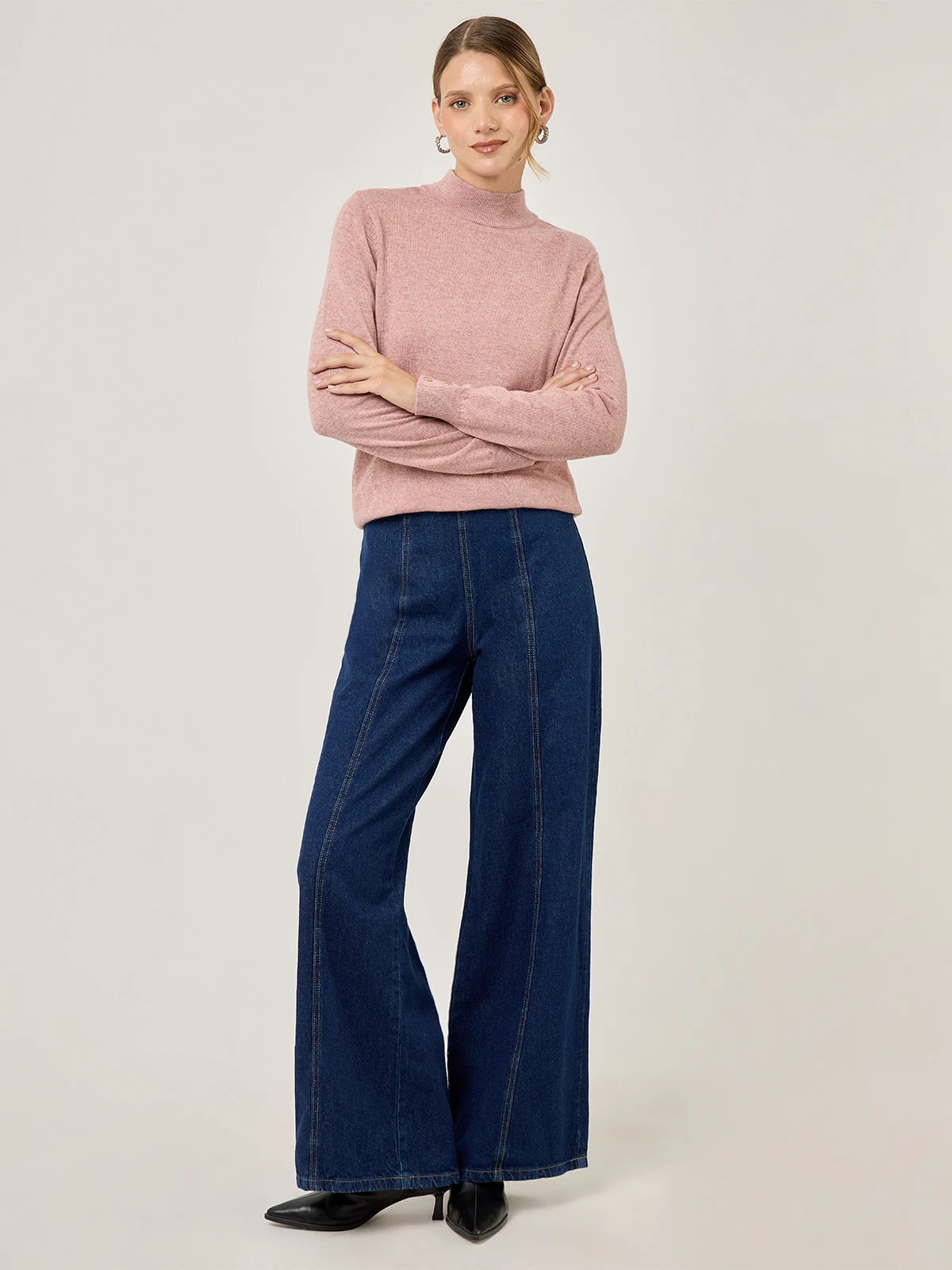 SWEATER MANGA LARGA MUJER CACHAREL RUBI - 5