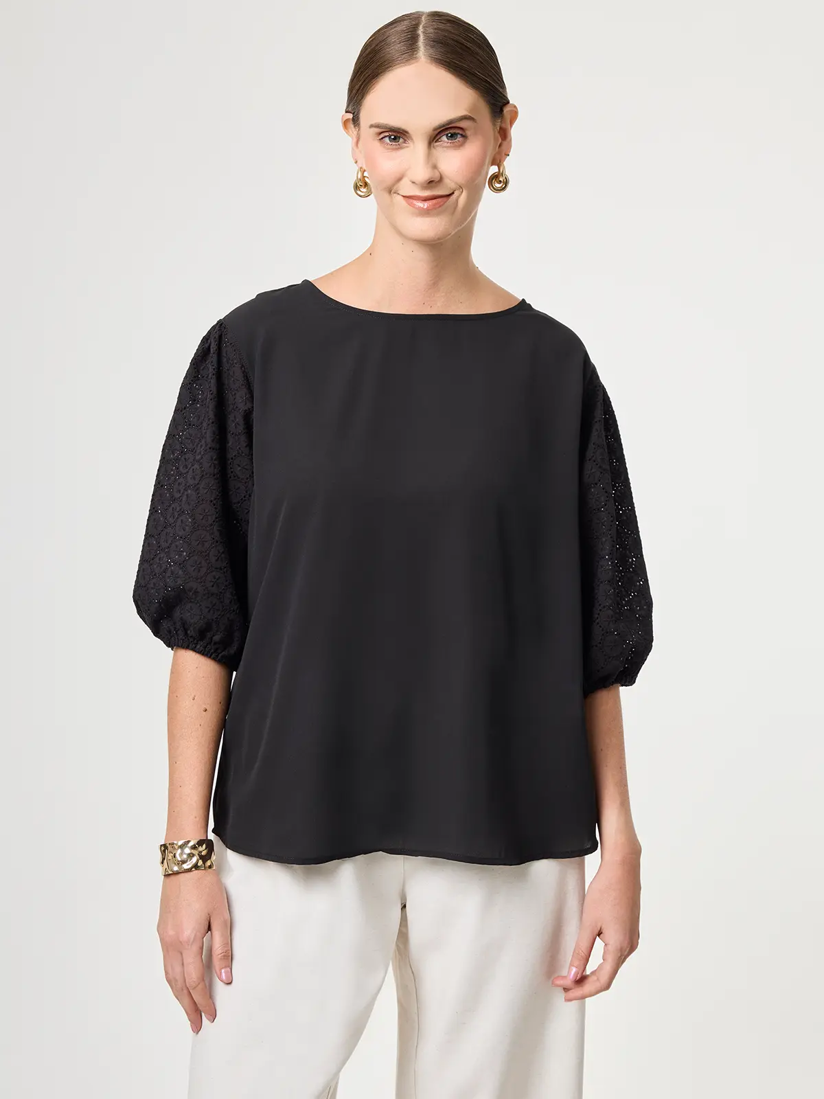 BLUSA MANGA CORTA MUJER CACHAREL CERIDA - 1