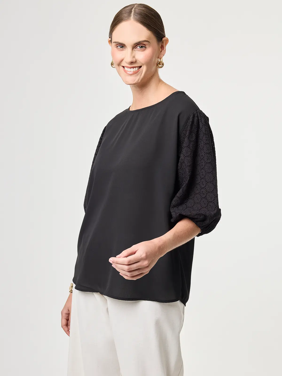 BLUSA MANGA CORTA MUJER CACHAREL CERIDA - 3