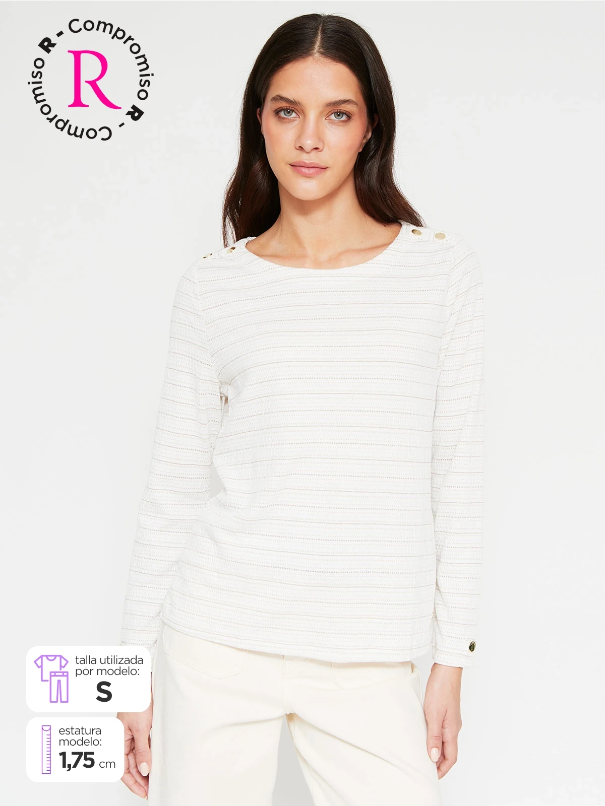 POLO MANGA LARGA MUJER CACHAREL CARI - 1