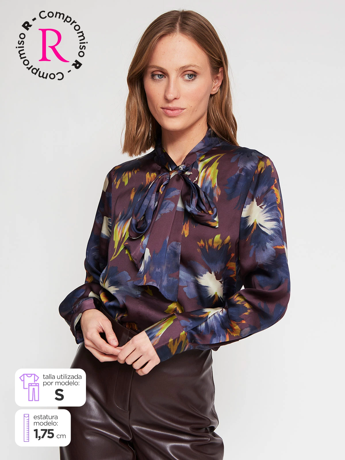 BLUSA MANGA LARGA MUJER CACHAREL BRAD - 1