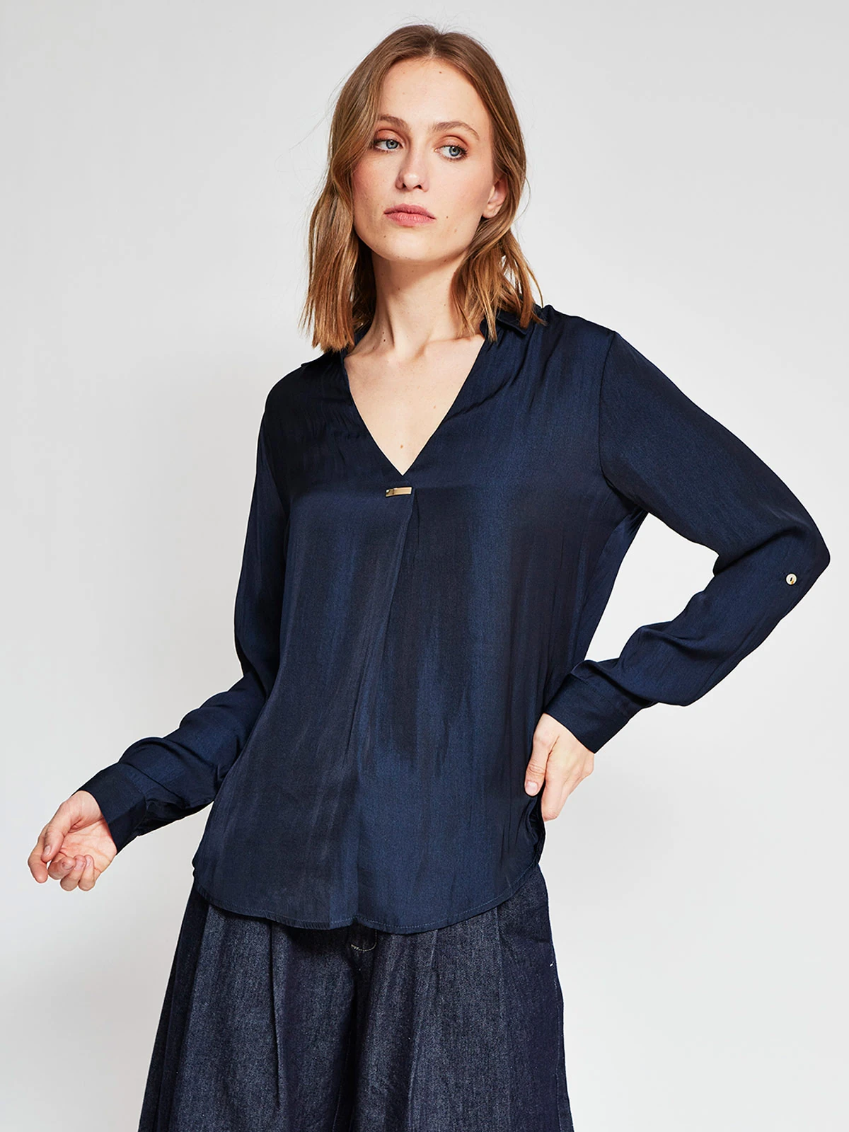 BLUSA MANGA LARGA MUJER CACHAREL - 2