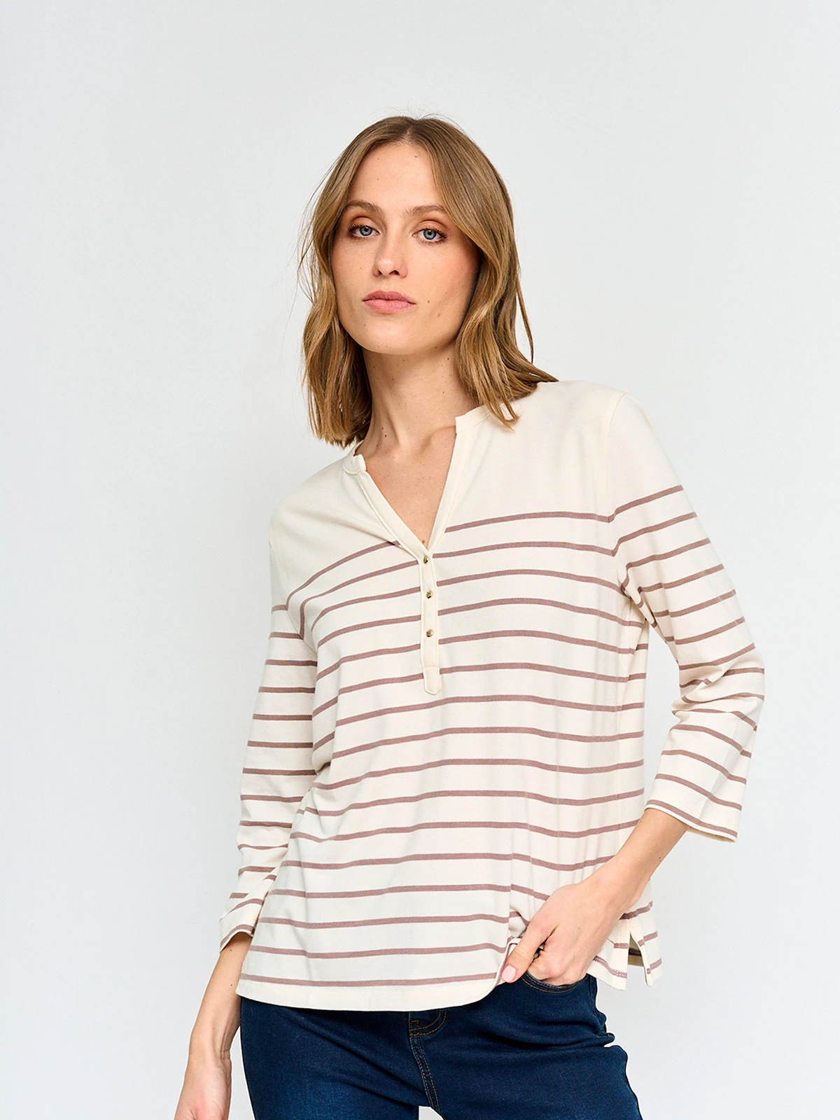 POLO MANGA 3/4 MUJER CACHAREL - 2