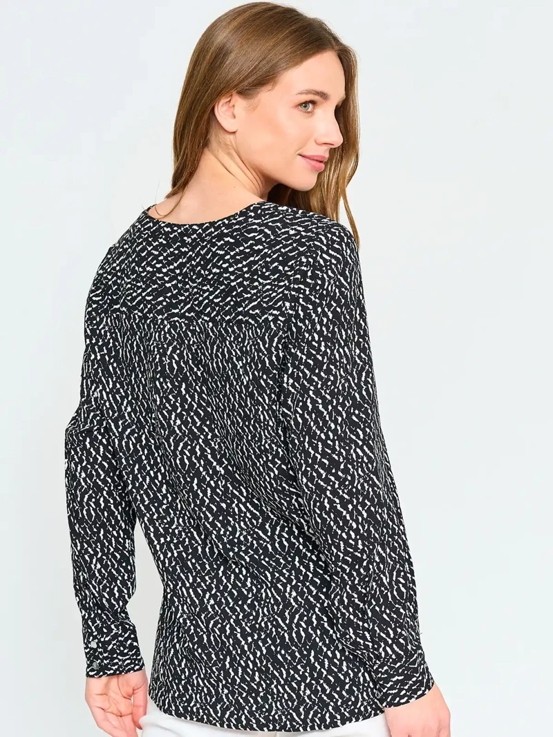 BLUSA MANGA LARGA MUJER CACHAREL CIERRE - 2