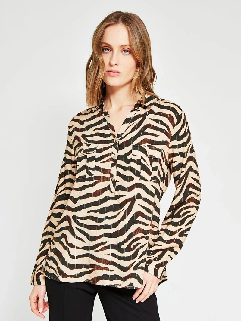 BLUSA MANGA LARGA MUJER CACHAREL - 2