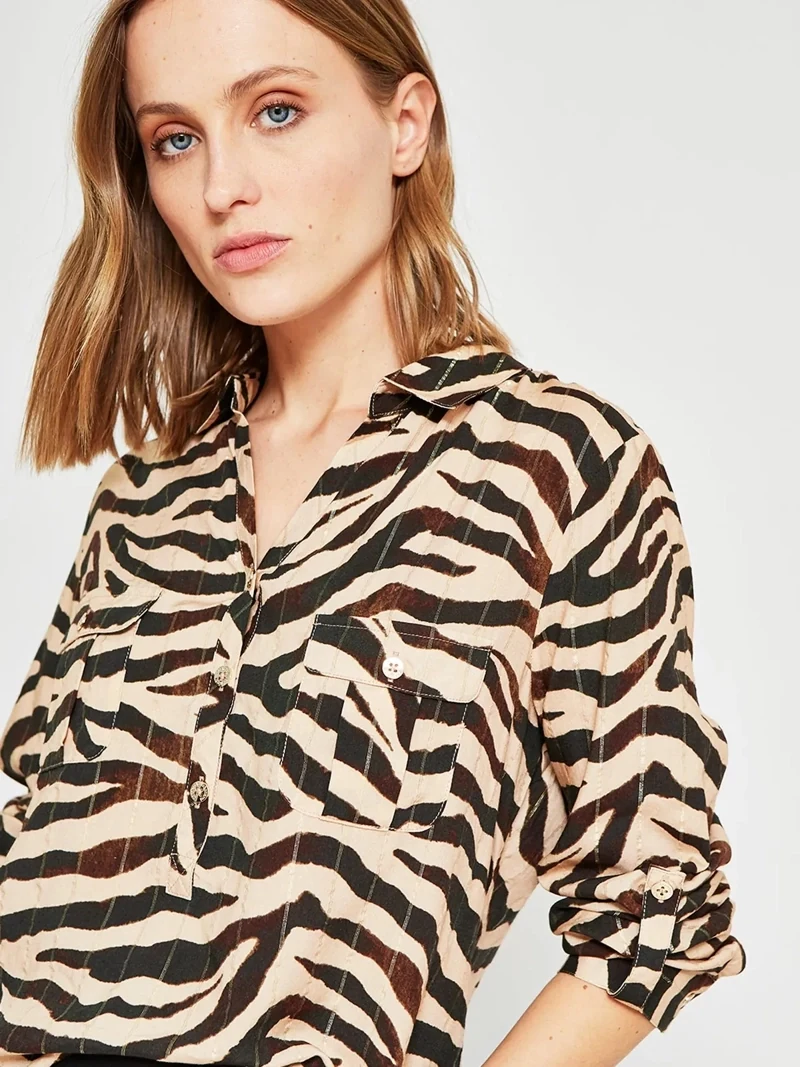 BLUSA MANGA LARGA MUJER CACHAREL - 4