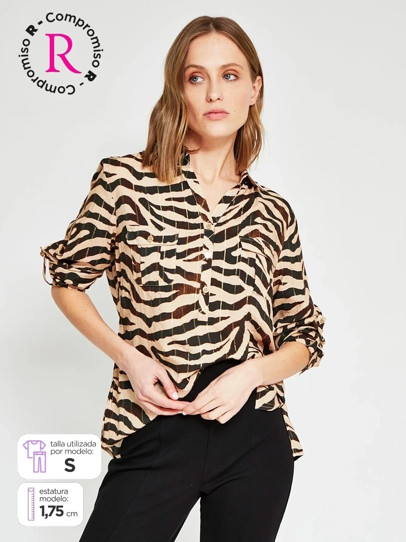 BLUSA MANGA LARGA MUJER CACHAREL - 1