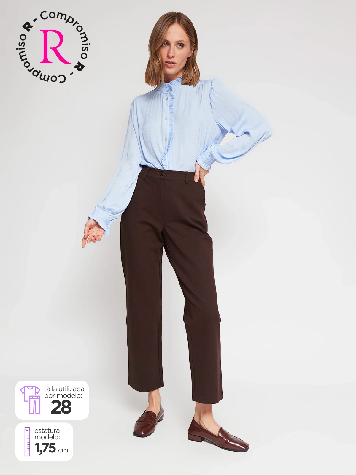 PANTALÓN REGULAR MUJER CACHAREL BERNA - 1