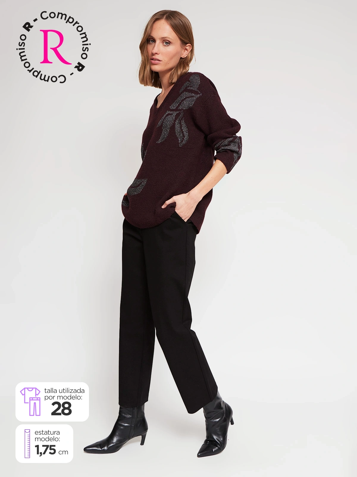 PANTALÓN REGULAR MUJER CACHAREL BERNA - 1