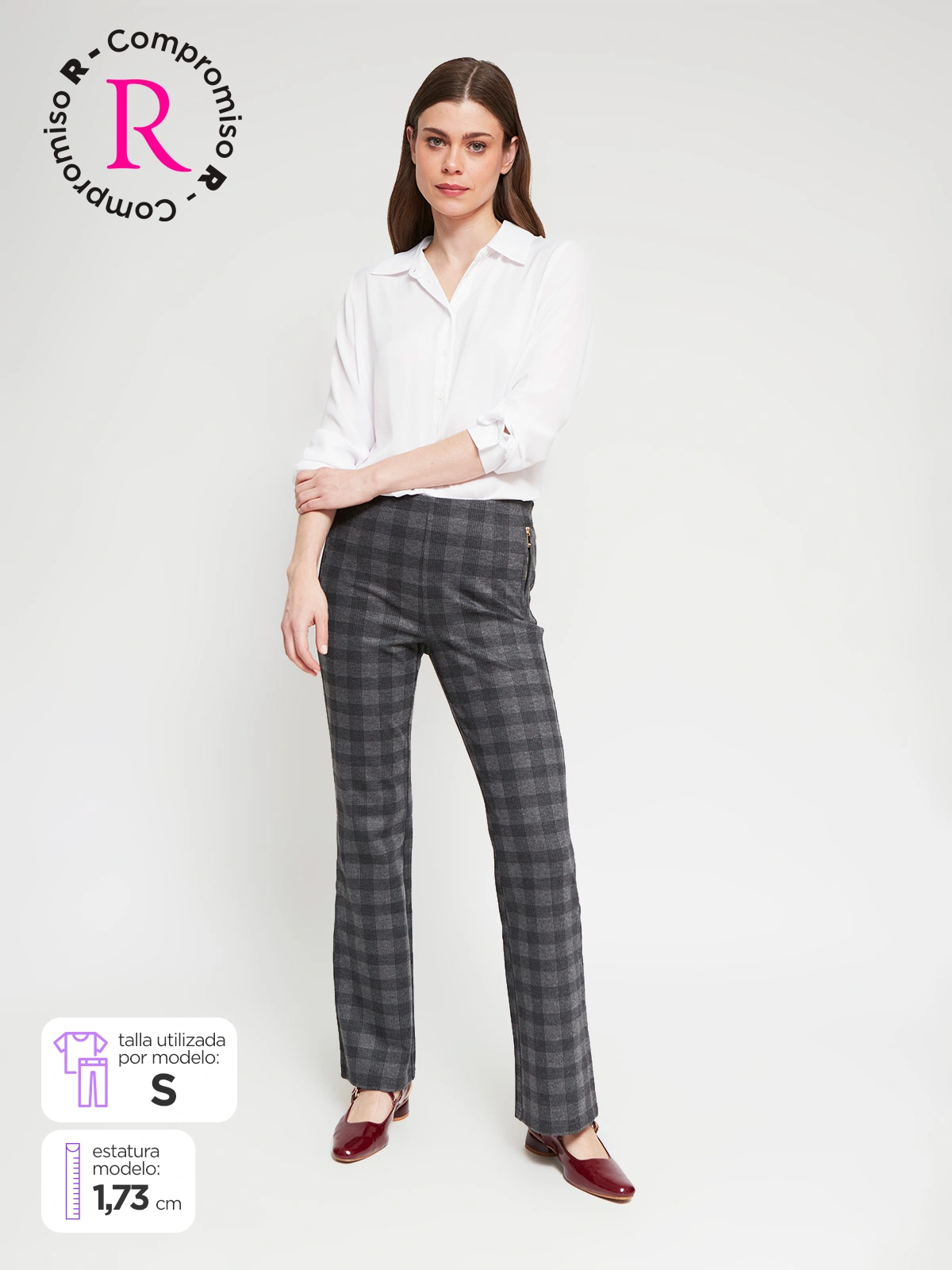 PANTALÓN REGULAR MUJER CACHAREL - 1
