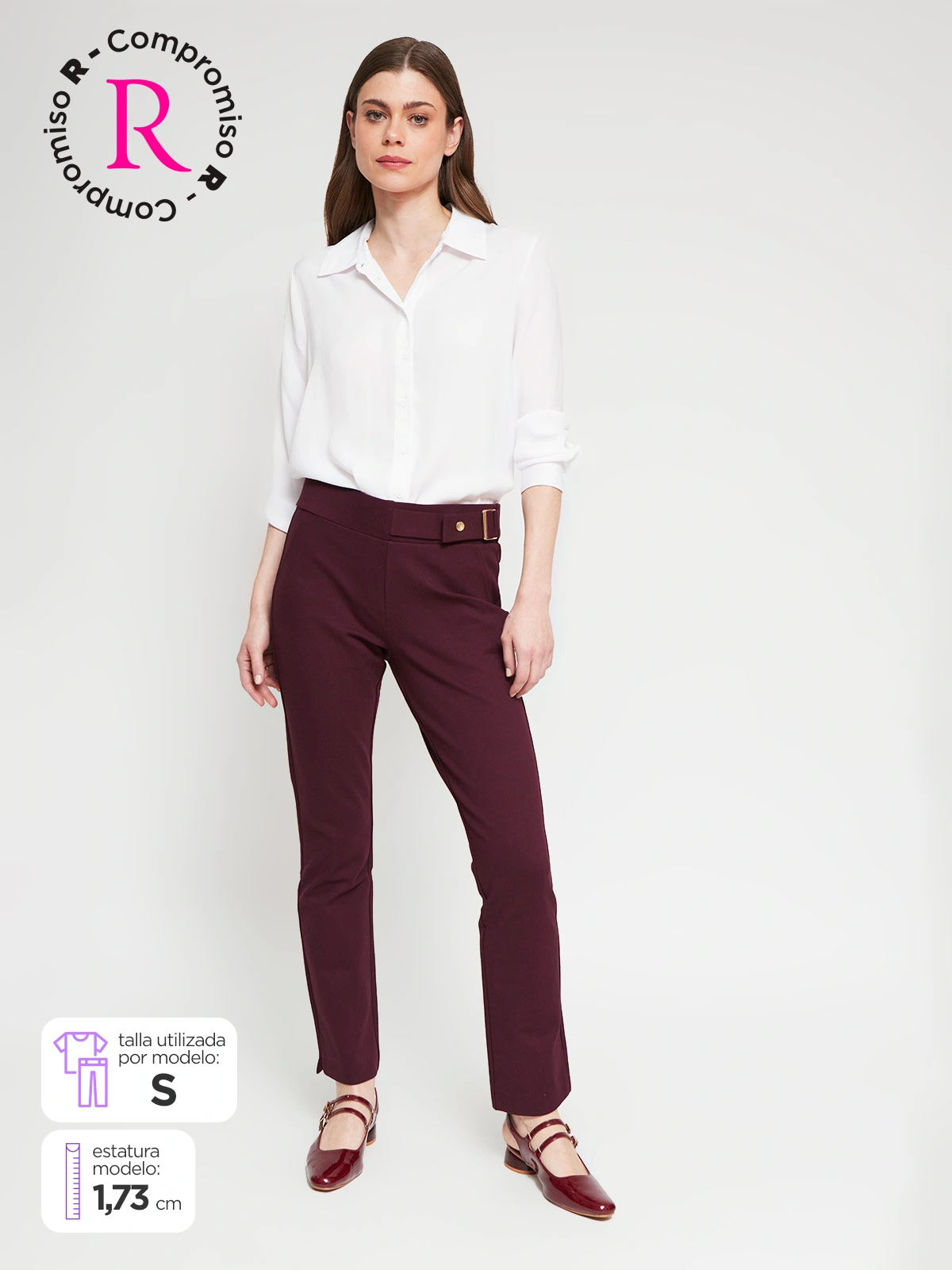 PANTALÓN REGULAR MUJER CACHAREL - 1