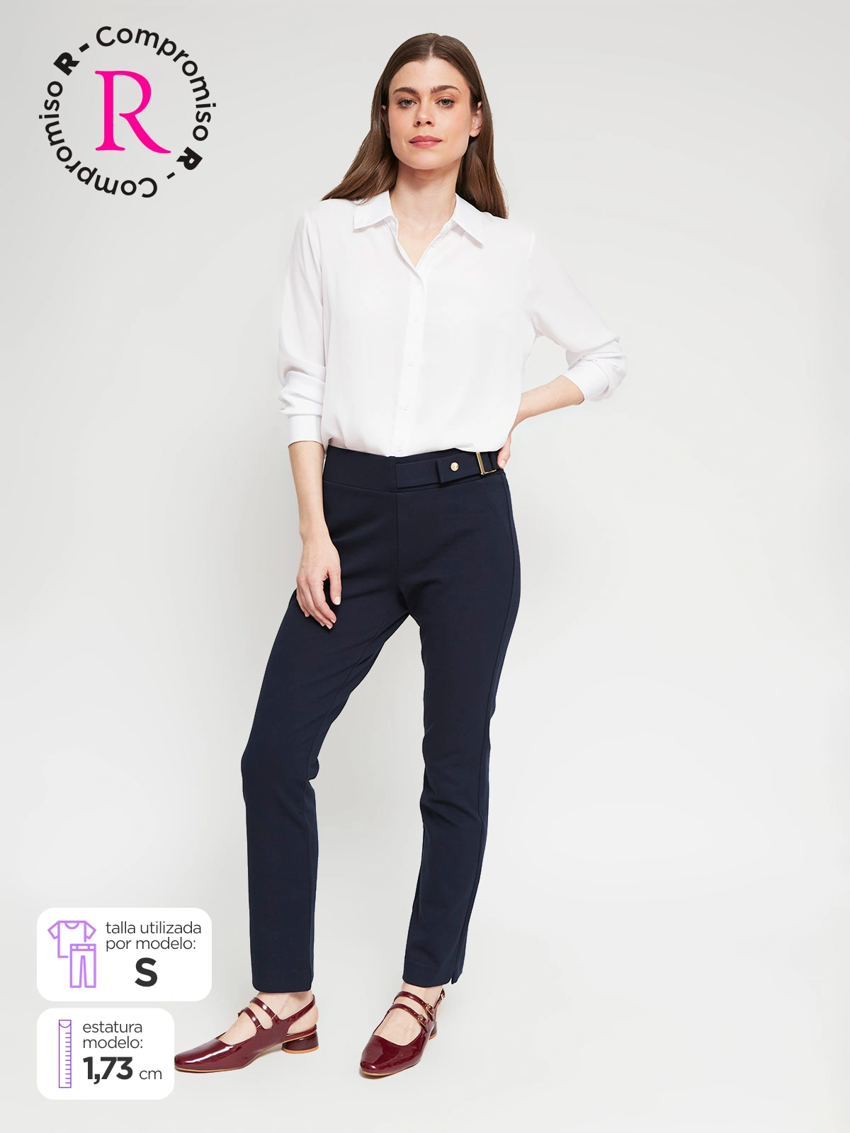 PANTALÓN REGULAR MUJER CACHAREL - 1