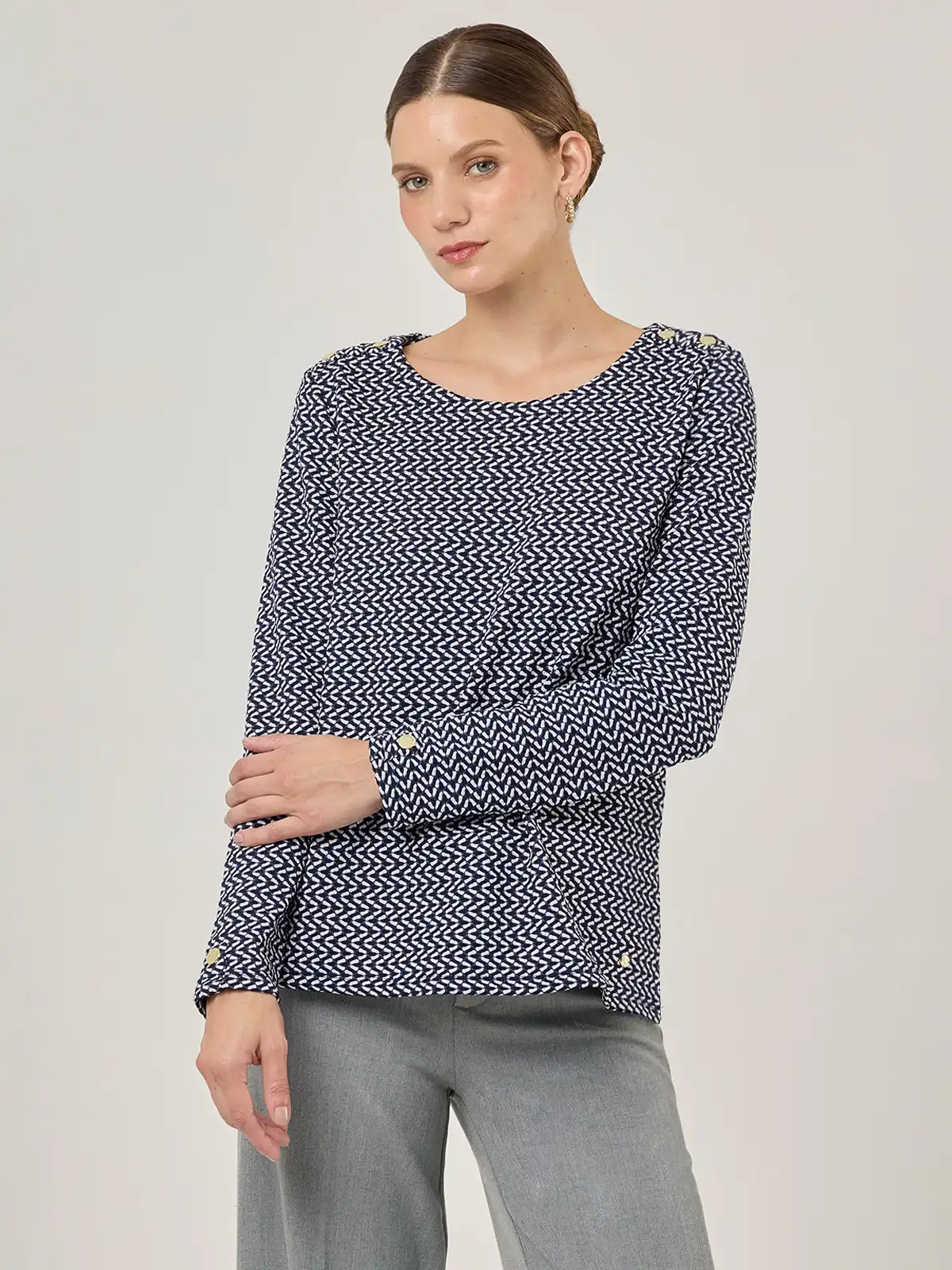 POLO MANGA LARGA MUJER CACHAREL CARI - 1