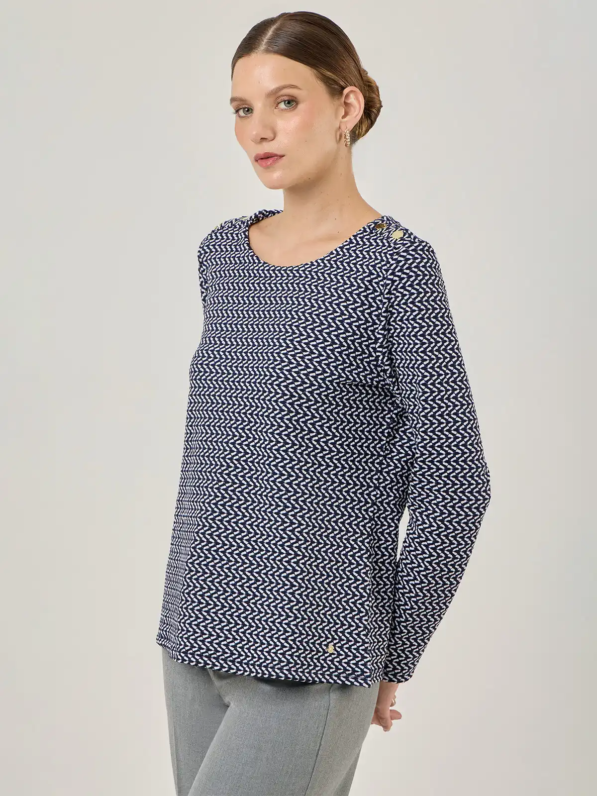 POLO MANGA LARGA MUJER CACHAREL CARI - 3