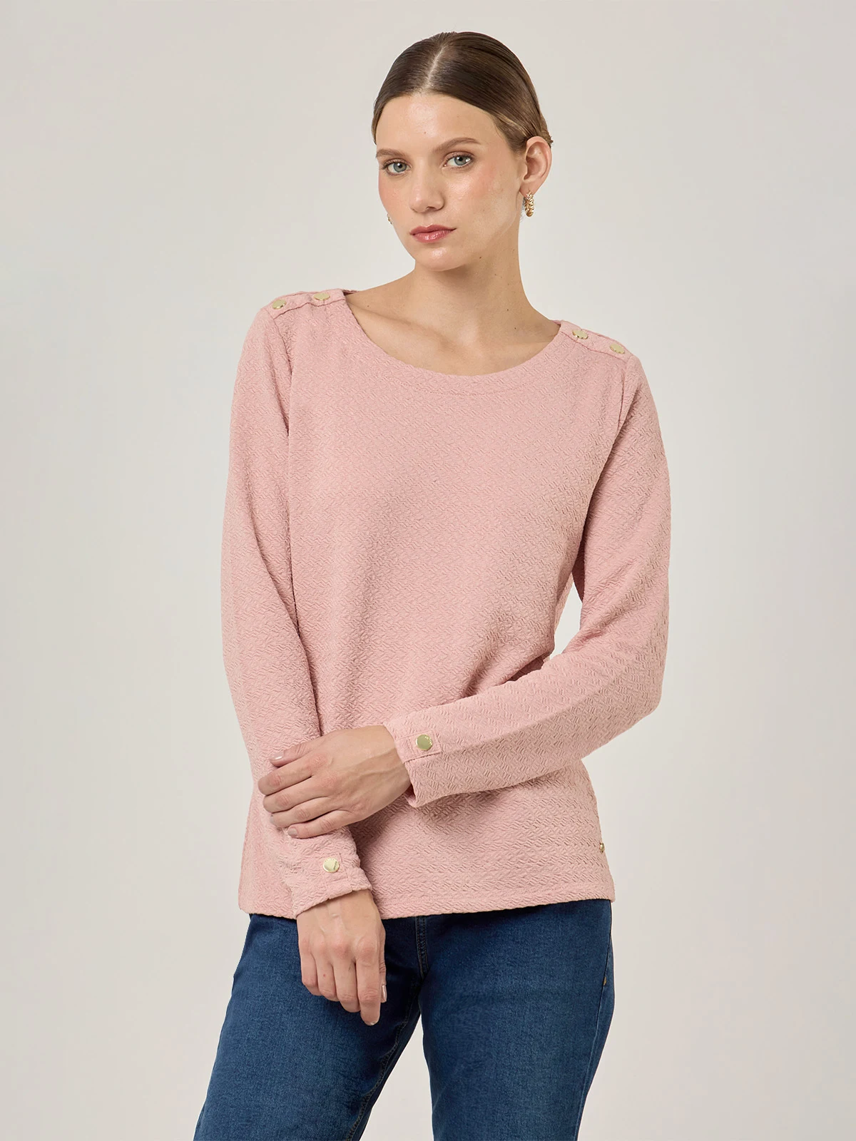 POLO MANGA LARGA MUJER CACHAREL CARI - 1