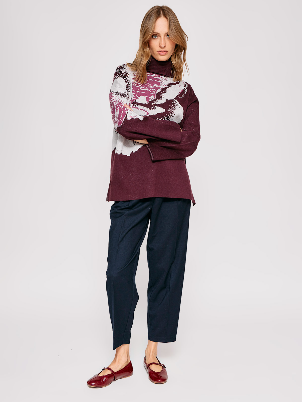 SWEATER MANGA LARGA MUJER CACHAREL APPO - 4