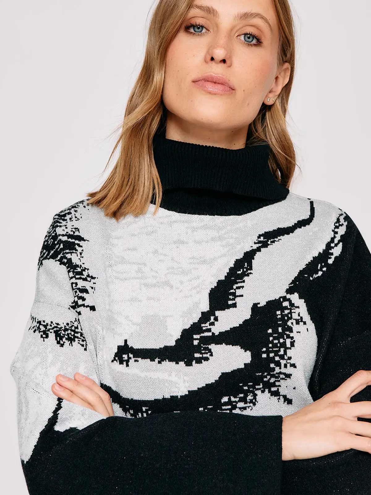 SWEATER MANGA LARGA MUJER CACHAREL APPO - 3