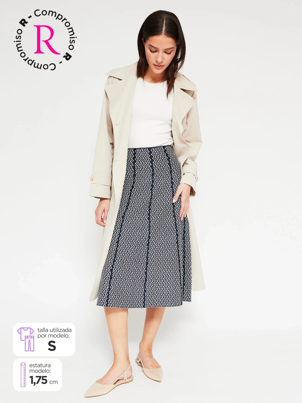 FALDA CORTA MUJER CACHAREL - 1