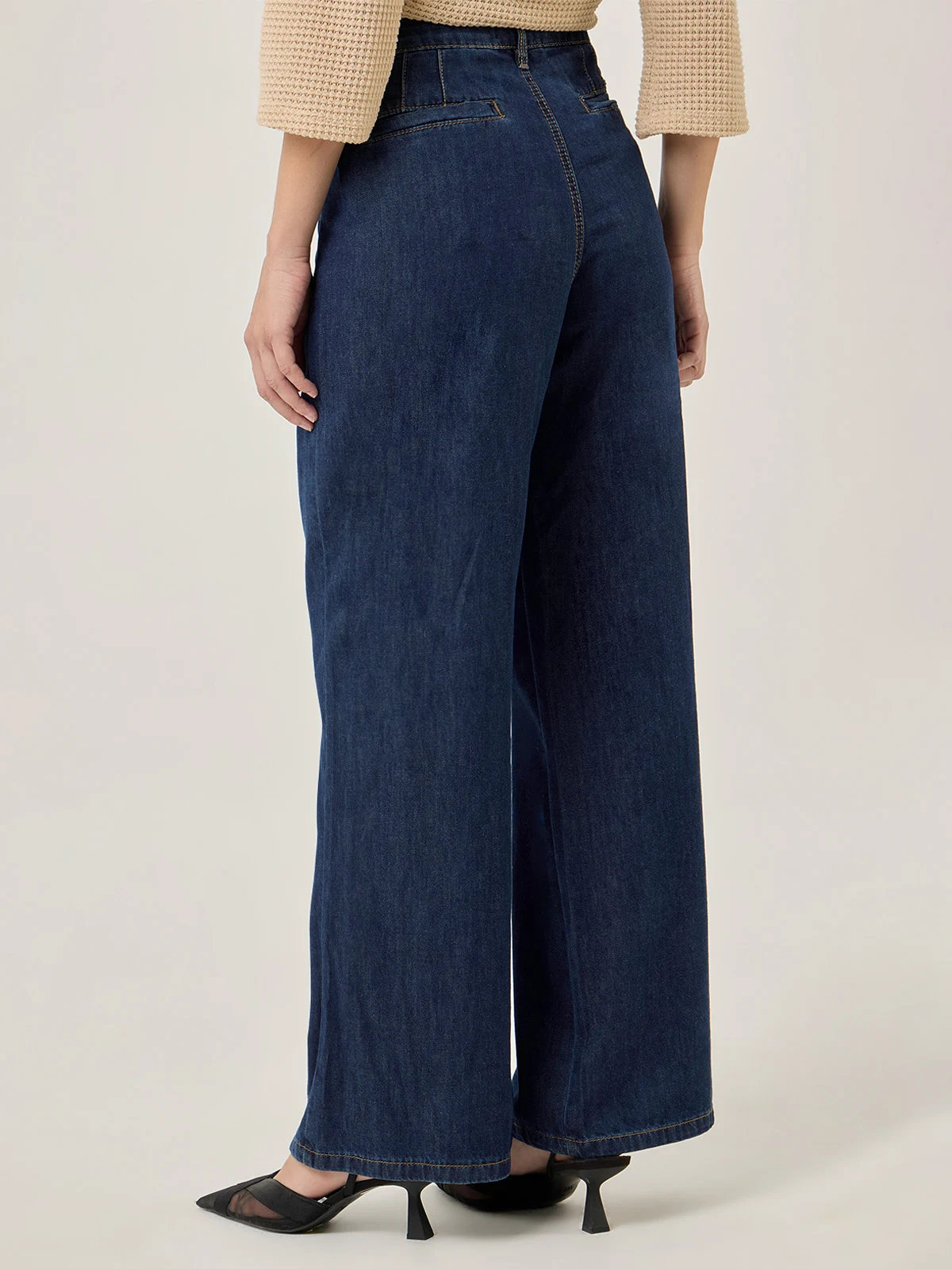 JEANS ALGODÓN MUJER CACHAREL TIRO ALTO - 2