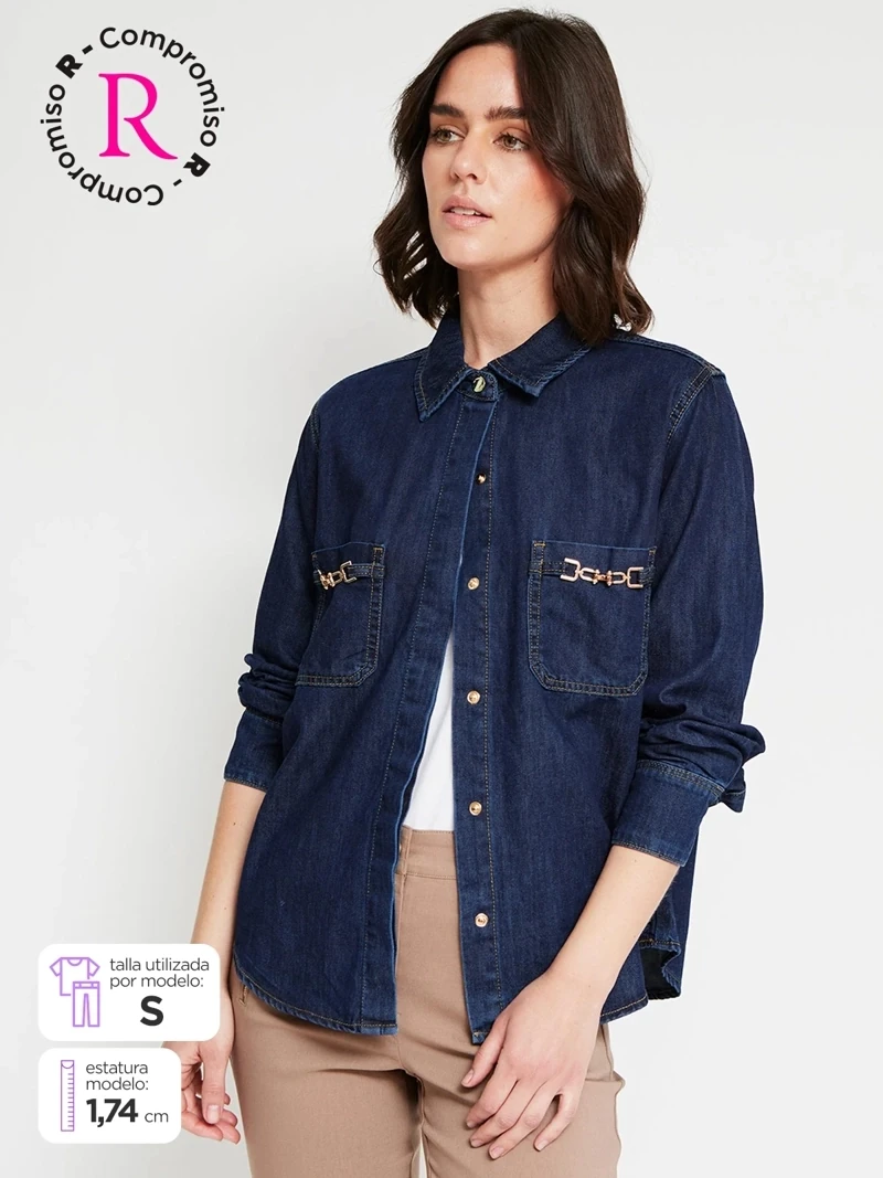BLUSA MANGA LARGA MUJER CACHAREL - 1