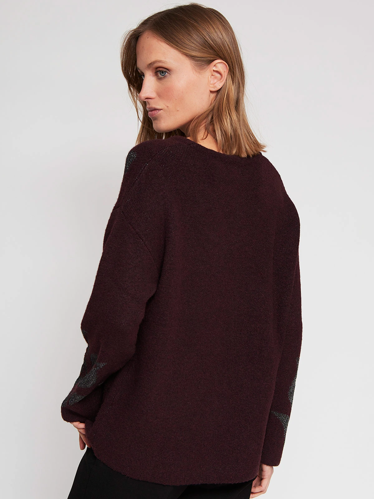 SWEATER MANGA LARGA MUJER CACHAREL BRUSELAS - 3