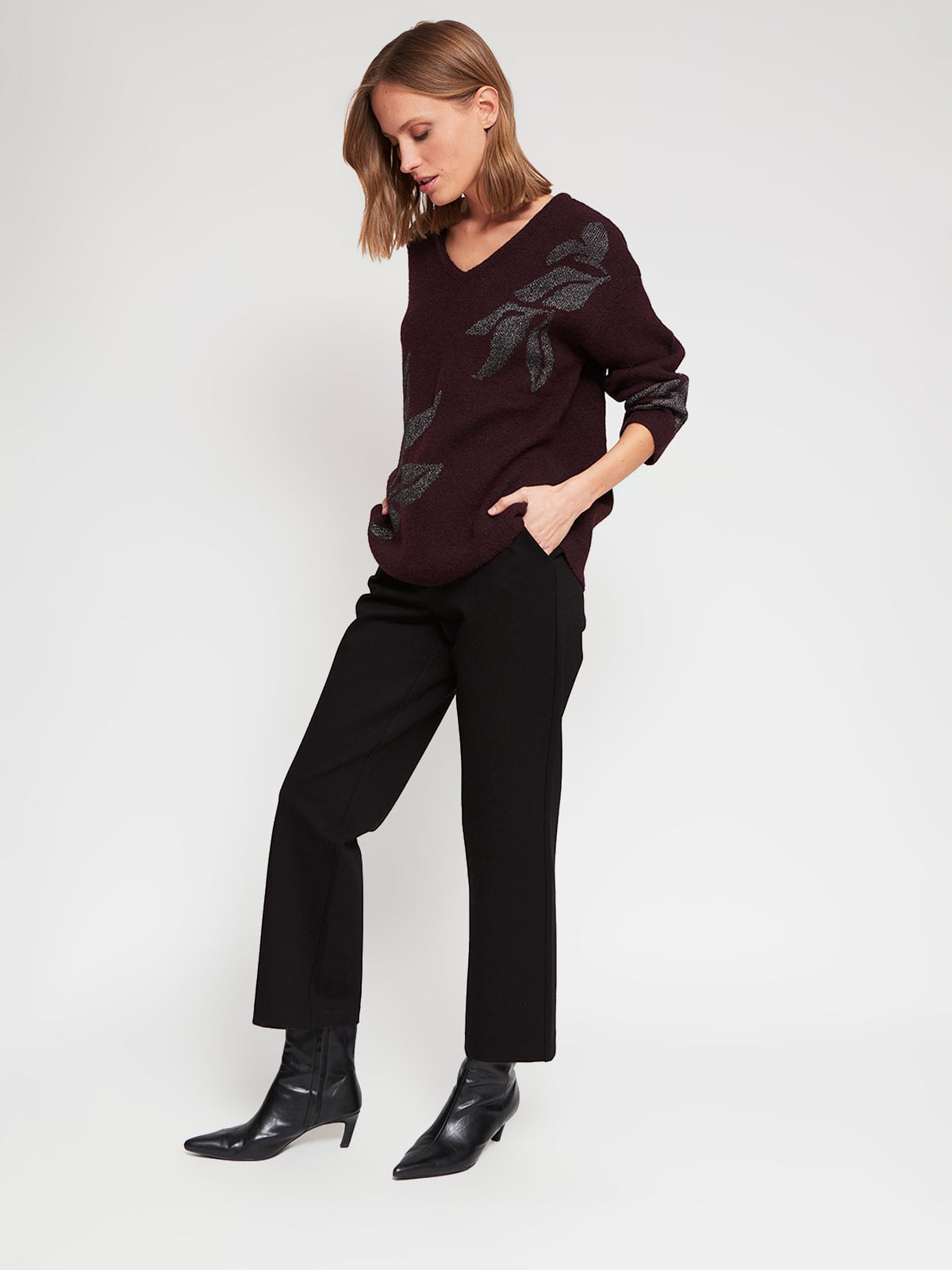 SWEATER MANGA LARGA MUJER CACHAREL BRUSELAS - 5