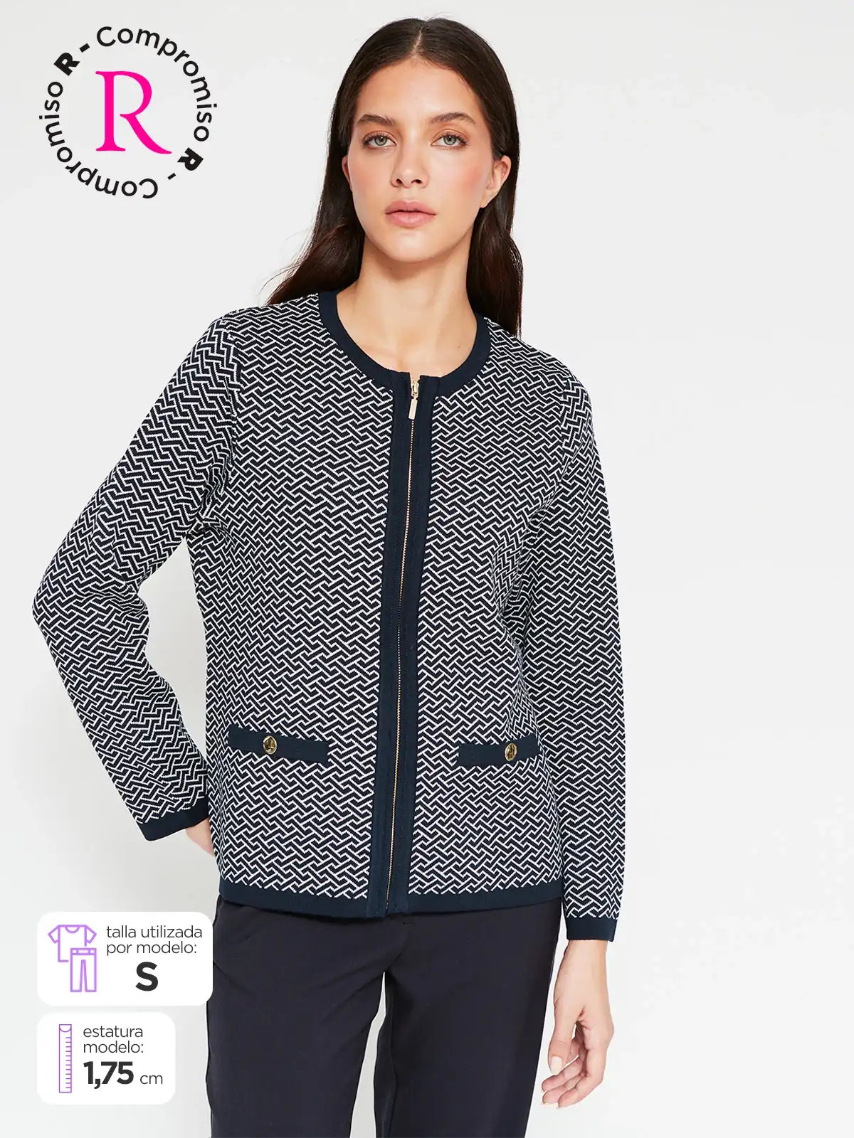 CARDIGAN MUJER CACHAREL BARA - 1
