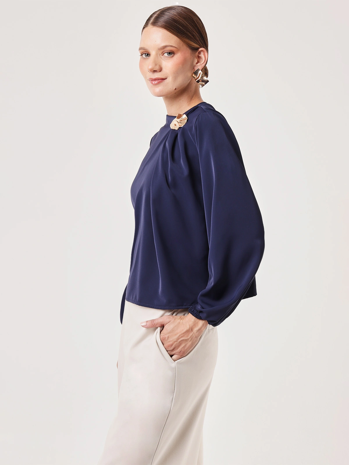 BLUSA MANGA LARGA MUJER CACHAREL EMPERATRIZ - 3