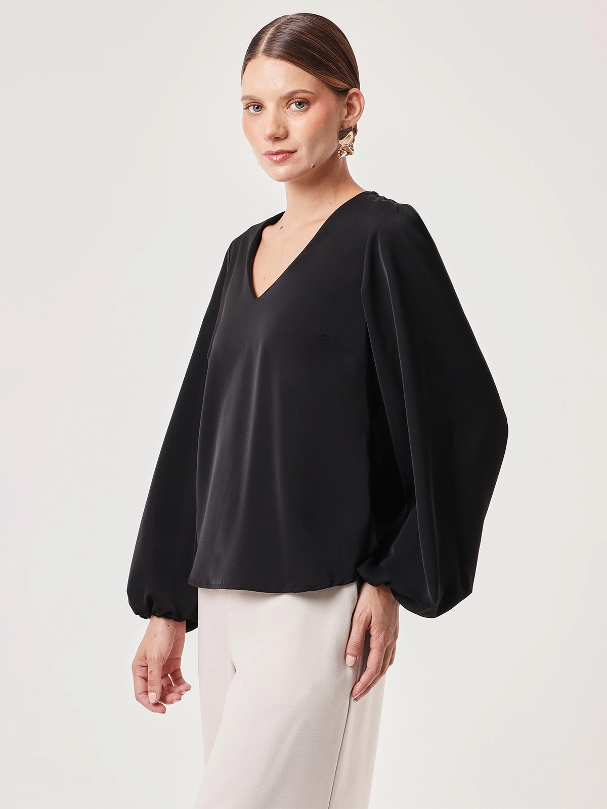 BLUSA MANGA LARGA MUJER CACHAREL EDITH - 3