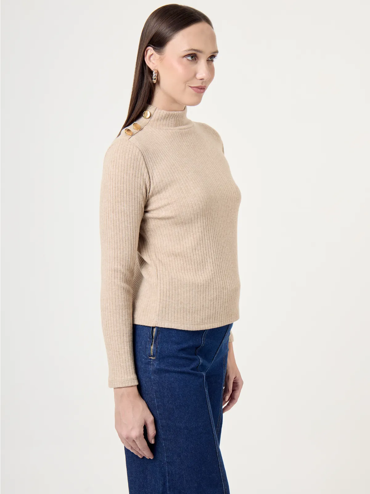 SWEATER MANGA LARGA MUJER CACHAREL EMMA - 3