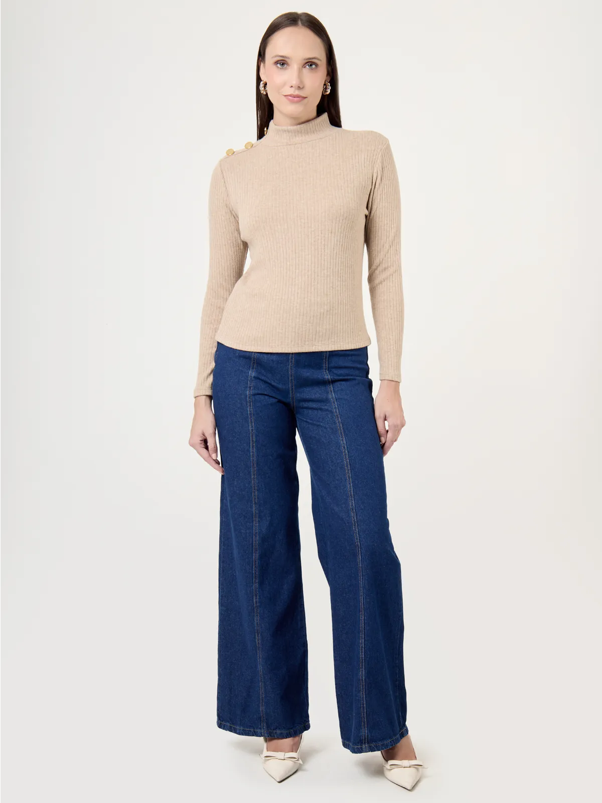 SWEATER MANGA LARGA MUJER CACHAREL EMMA - 5