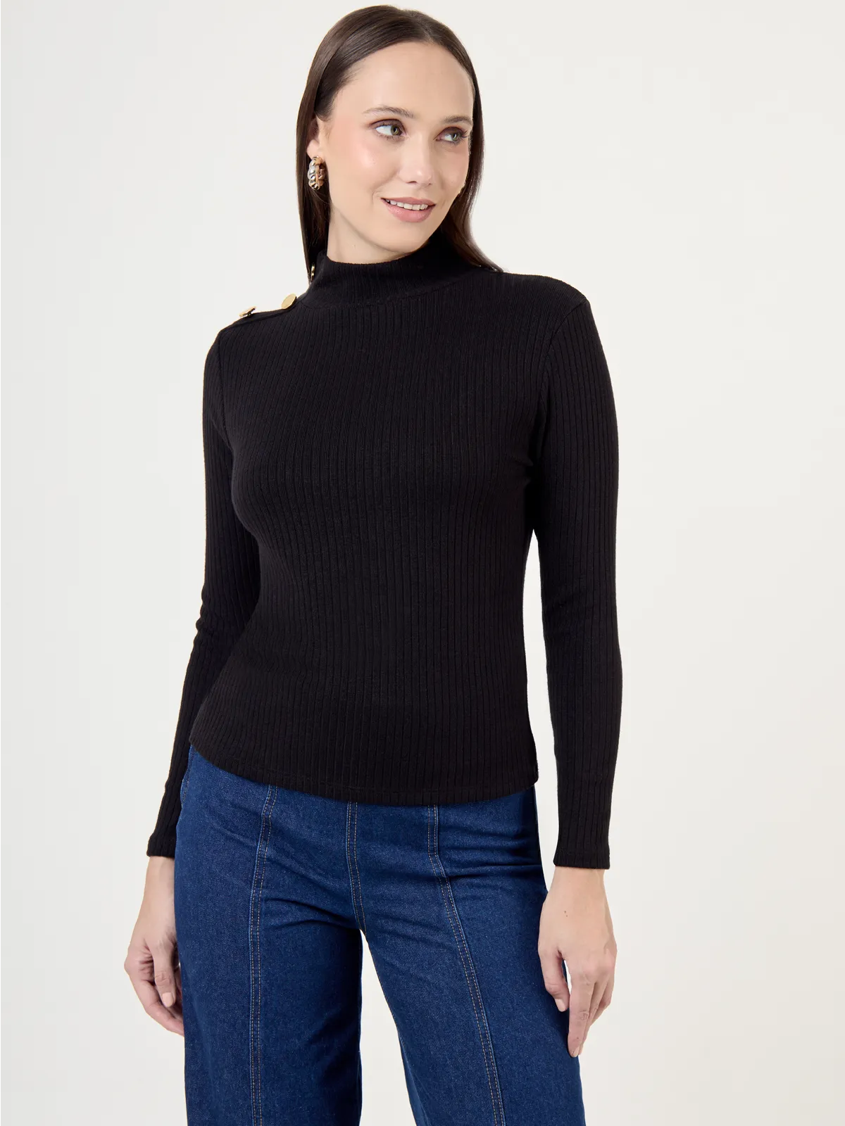 SWEATER MANGA LARGA MUJER CACHAREL EMMA - 1