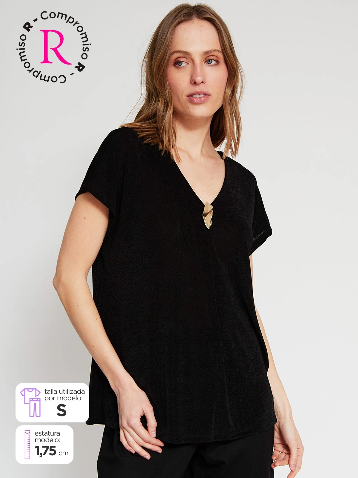 POLO MANGA CORTA MUJER CACHAREL - 1