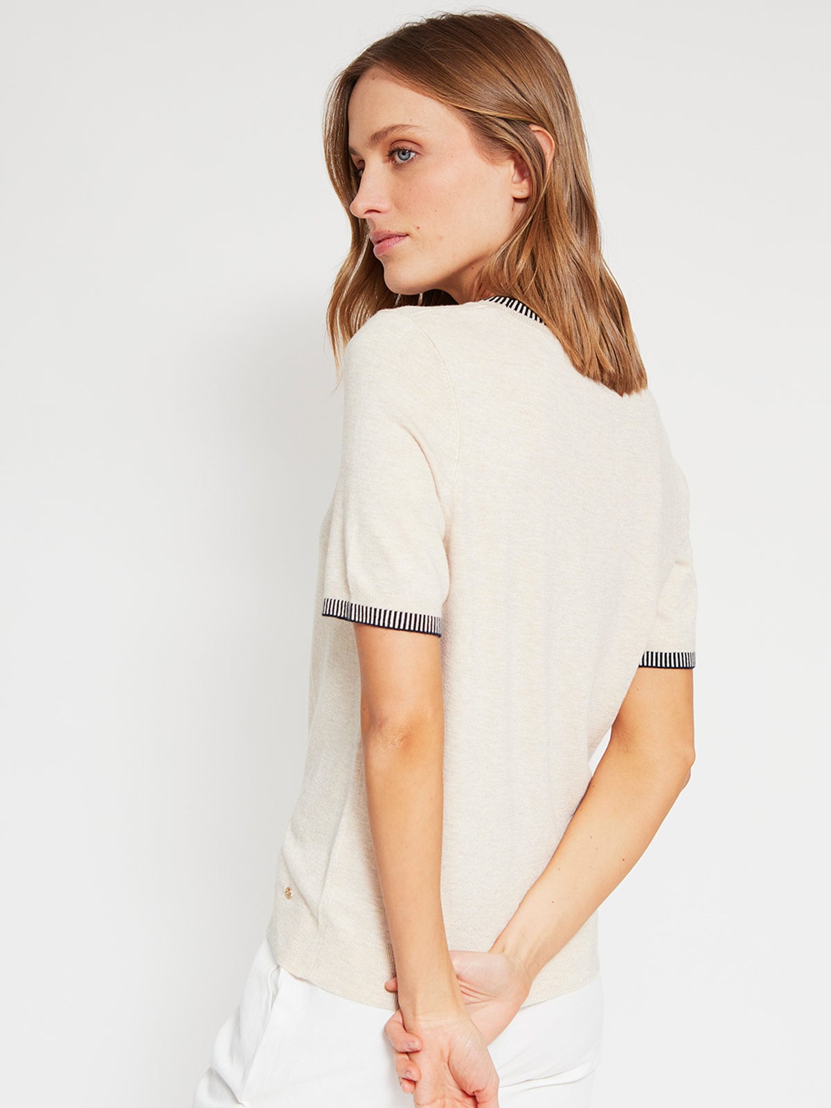 SWEATER MANGA CORTA MUJER CACHAREL - 2