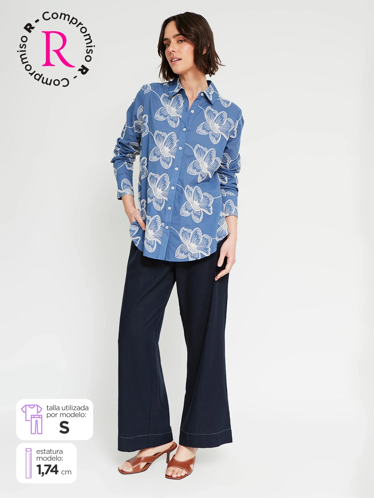 PANTALÓN MUJER CACHAREL STITCH - 1