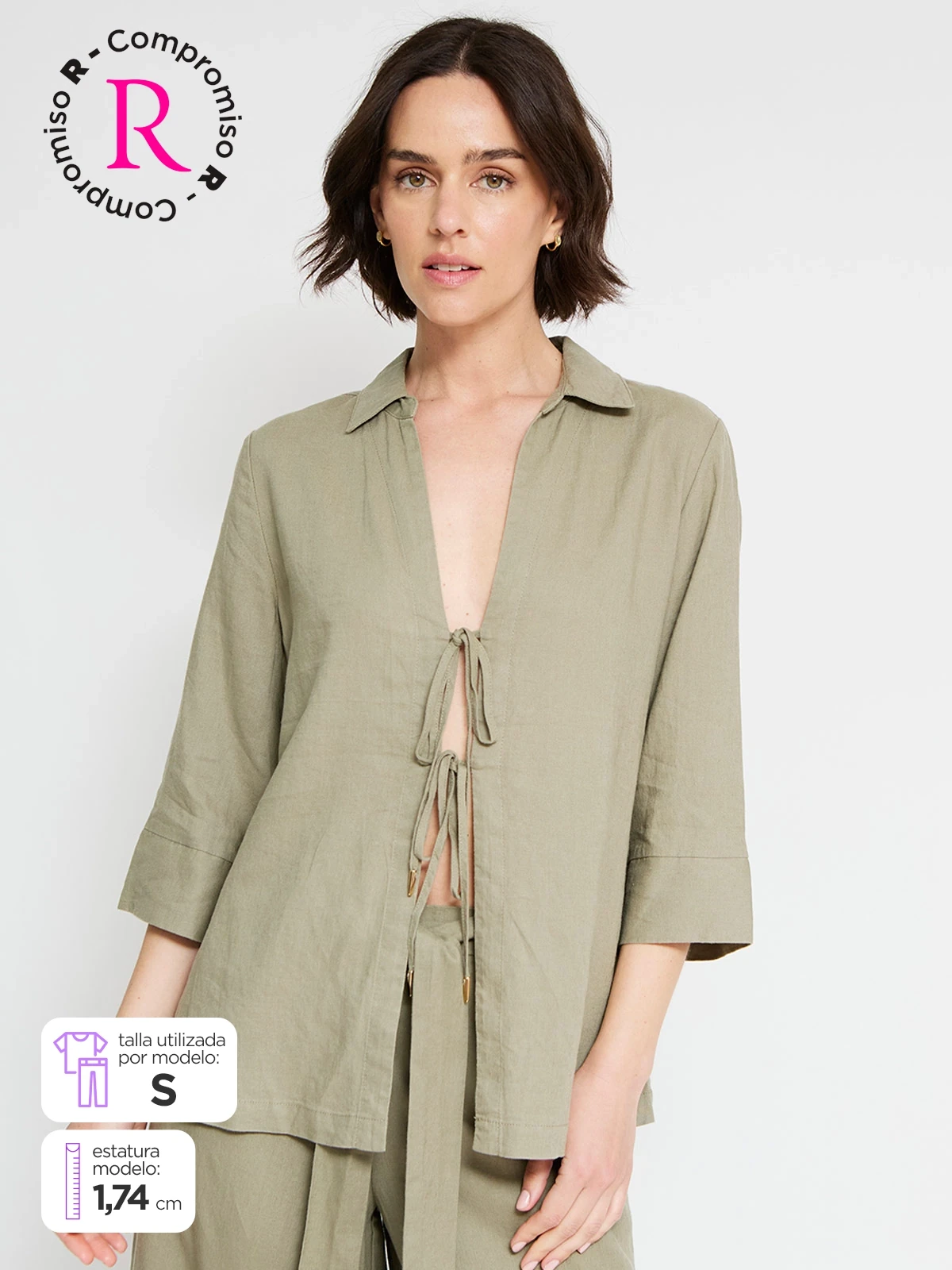 BLUSA MANGA 3/4 MUJER CACHAREL - 1