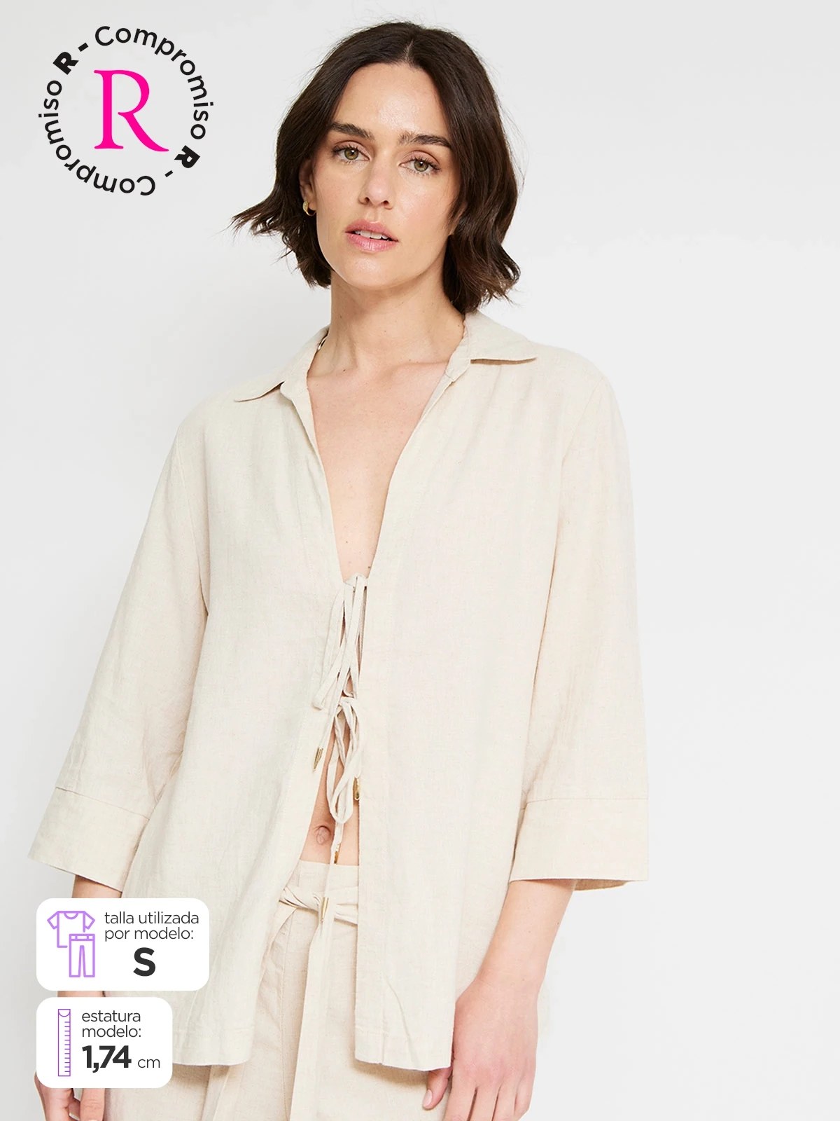 BLUSA MANGA 3/4 MUJER CACHAREL - 1