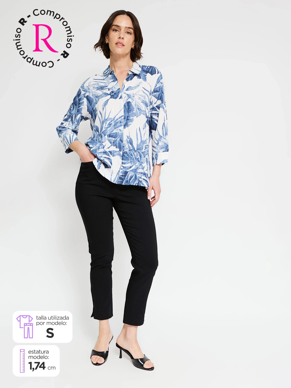 PANTALÓN REGULAR MUJER CACHAREL - 1