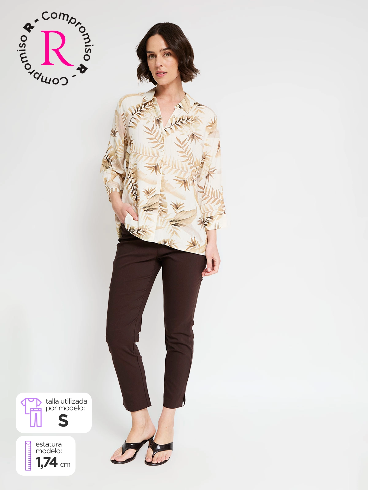 PANTALÓN REGULAR MUJER CACHAREL - 1