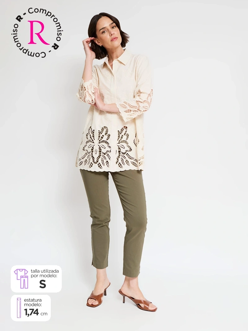 PANTALÓN REGULAR MUJER CACHAREL - 1