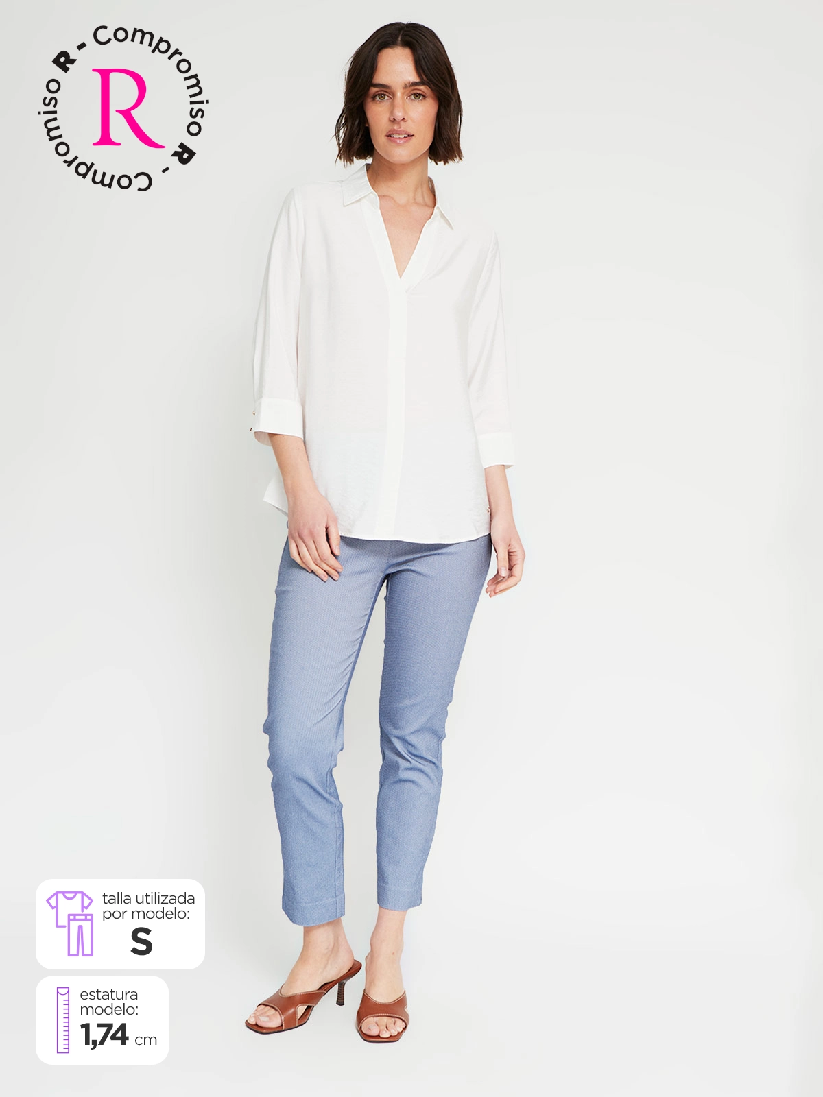 PANTALÓN MUJER CACHAREL PRINT - 1