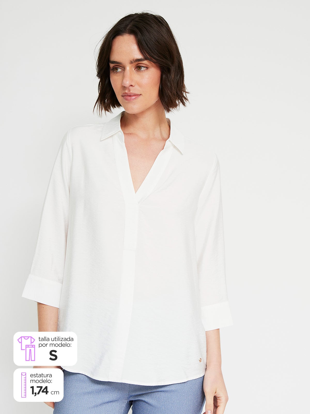 BLUSA MANGA 3/4 MUJER CACHAREL - 1