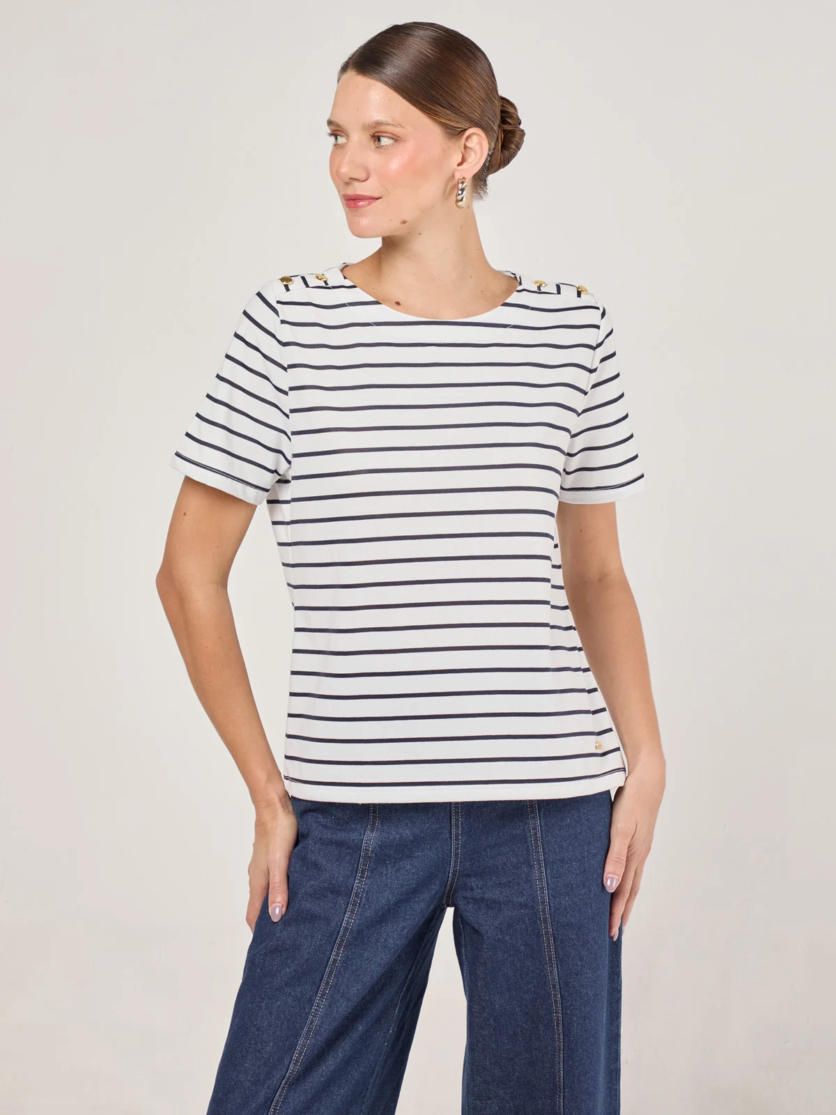 POLO MANGA CORTA ALGODÓN MUJER CACHAREL - 1