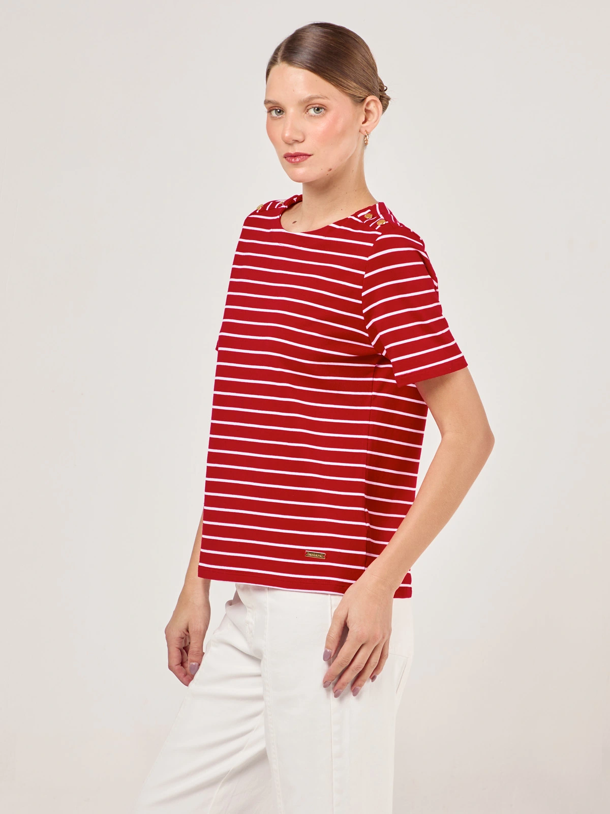 POLO MANGA CORTA ALGODÓN MUJER CACHAREL - 3